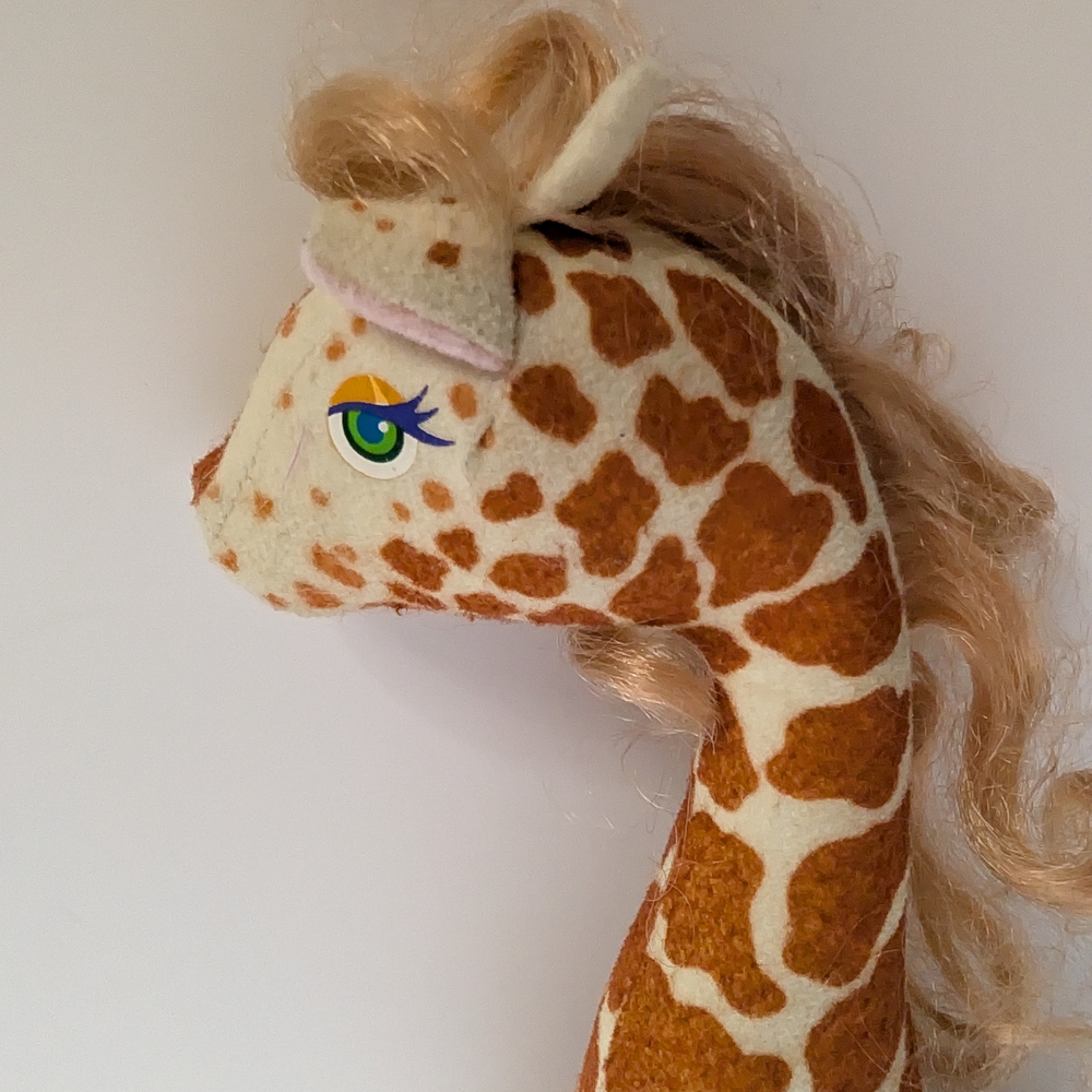 Mattel Barbie Plush Giraffe Toy - Vintage 1988